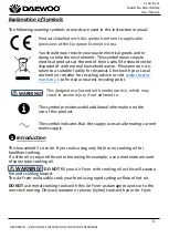 Preview for 5 page of Daewoo SDA2314 User Manual