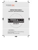 Daewoo SG-9211P Instruction Manual preview