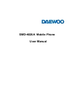 Preview for 1 page of Daewoo SMD-4026A User Manual