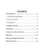 Preview for 2 page of Daewoo SMD-4026A User Manual