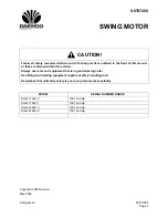 Preview for 311 page of Daewoo Solar 470LC-V Shop Manual