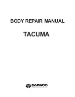 Daewoo TACUMA Body Repair Manual preview