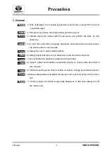 Preview for 4 page of Daewoo TAPER 40 Operation Manual