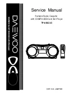 Daewoo TP-605GUC Service Manual preview