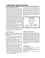 Preview for 4 page of Daewoo TVZ 1321 Service Manual