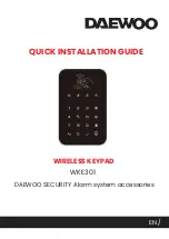 Daewoo WKE301 Quick Installation Manual preview