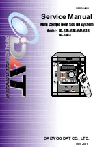 Daewoo XG-645 Service Manual предпросмотр