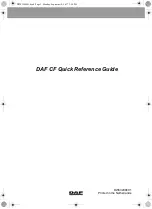 Предварительный просмотр 2 страницы DAF CF 2017 Quick Reference Manual