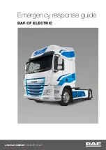 DAF CF ELECTRIC Emergency Response Manual предпросмотр