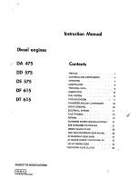 Preview for 1 page of DAF DA 475 Instruction Manual