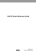 Preview for 2 page of DAF XF Quick Reference Manual