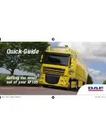 DAF XF105 Quick Manual preview