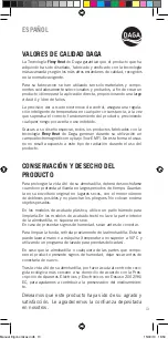Preview for 13 page of Daga calido confort Directions For Use Manual