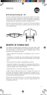 Preview for 23 page of Daga calido confort Directions For Use Manual