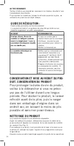 Preview for 20 page of Daga Confort Series Directions For Use Manual