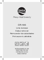 Daga CR-100 Directions For Use Manual preview