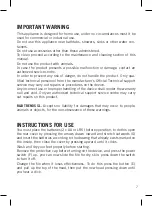 Preview for 7 page of Daga CR-100 Directions For Use Manual