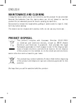 Preview for 8 page of Daga CR-100 Directions For Use Manual