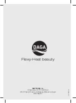 Preview for 20 page of Daga CR-100 Directions For Use Manual