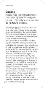 Preview for 8 page of Daga Flexyheat LM Directions For Use Manual