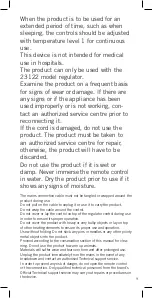 Preview for 9 page of Daga Flexyheat NC Directions For Use Manual