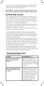 Preview for 10 page of Daga Flexyheat NC Directions For Use Manual