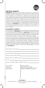 Preview for 21 page of Daga SF-180 Directions For Use Manual