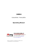 Dagan 2400A Operating Manual предпросмотр