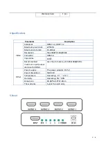 Preview for 2 page of Dagan HDSP04V15 User Manual