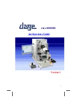 Dage 4000 Series Operator'S Manual preview