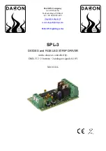 Preview for 1 page of DAGON SPL-3 Manual