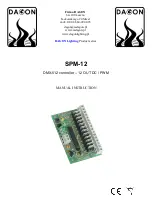 DAGON SPM-12 Manual Instruction предпросмотр