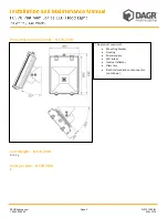 Предварительный просмотр 4 страницы DAGR FL570 Platinum Series Installation And Maintenance Manual