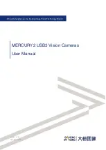 Предварительный просмотр 1 страницы Daheng Imaging MERCURY2 USB3 User Manual