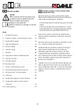 Preview for 61 page of Dahle 35090 Instructions Manual