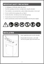 Preview for 4 page of Dahle 808 MS Operating Instructions Manual