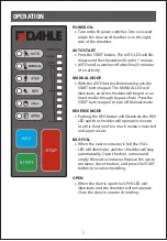 Preview for 5 page of Dahle 808 MS Operating Instructions Manual