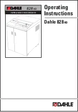 Dahle 828 HD Operating Instructions Manual preview