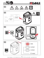 Предварительный просмотр 5 страницы Dahle PaperSAFE 22312 Operating And Safety Instructions Manual