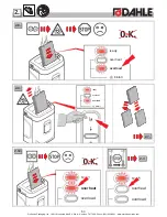 Предварительный просмотр 7 страницы Dahle PaperSAFE 22312 Operating And Safety Instructions Manual