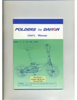 DAHON EDP3 User Manual предпросмотр