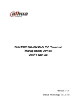 Preview for 1 page of Dahua Technology DH-ITSE0804-GN5B-D User Manual