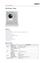 Preview for 1 page of Dahua Technology DH-VTO2000A Quick Start Manual