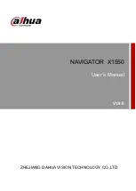 Dahua Technology NAVIGATOR X1550 User Manual preview