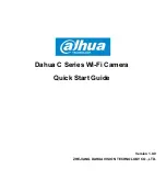 Предварительный просмотр 1 страницы Dahua C series Quick Start Manual