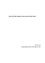 Dahua DH-IPC-HF8242FP-FR Quick Start Manual preview