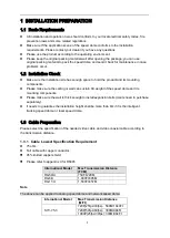 Preview for 8 page of Dahua DH-SD49212I-HC Installation Manual