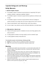 Preview for 6 page of Dahua DH-SD60230U-HNI Installation Manual