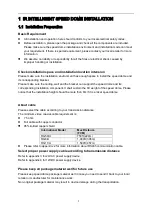 Предварительный просмотр 9 страницы Dahua DH-SD6AL245U-HNI-IR Installation Manual