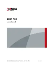 Preview for 1 page of Dahua DH-SP-PIXX User Manual